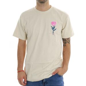 T-SHIRT BARBWIRE FLOWER BEIGE